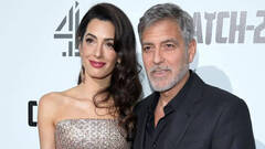 George y Amal Clooney juntos en un evento. 