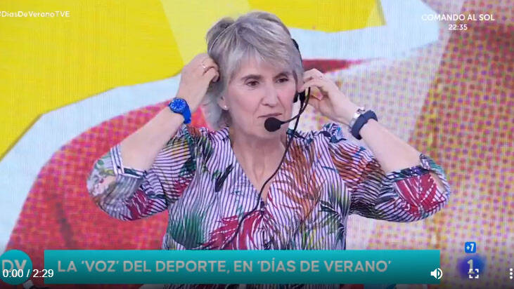 Paloma del Río en el nuevo programa de TVE.