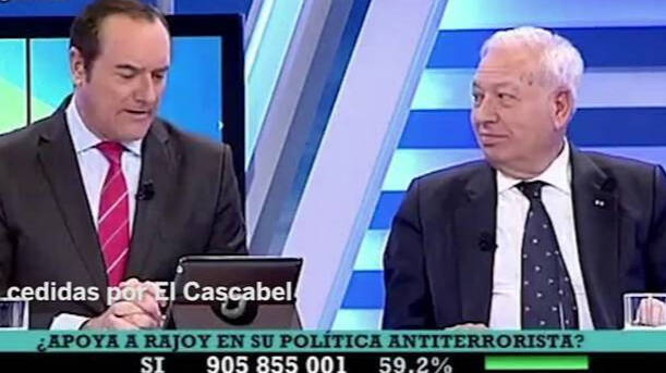 Margallo, en otra presencia en El Cascabel con Antonio Jiménez