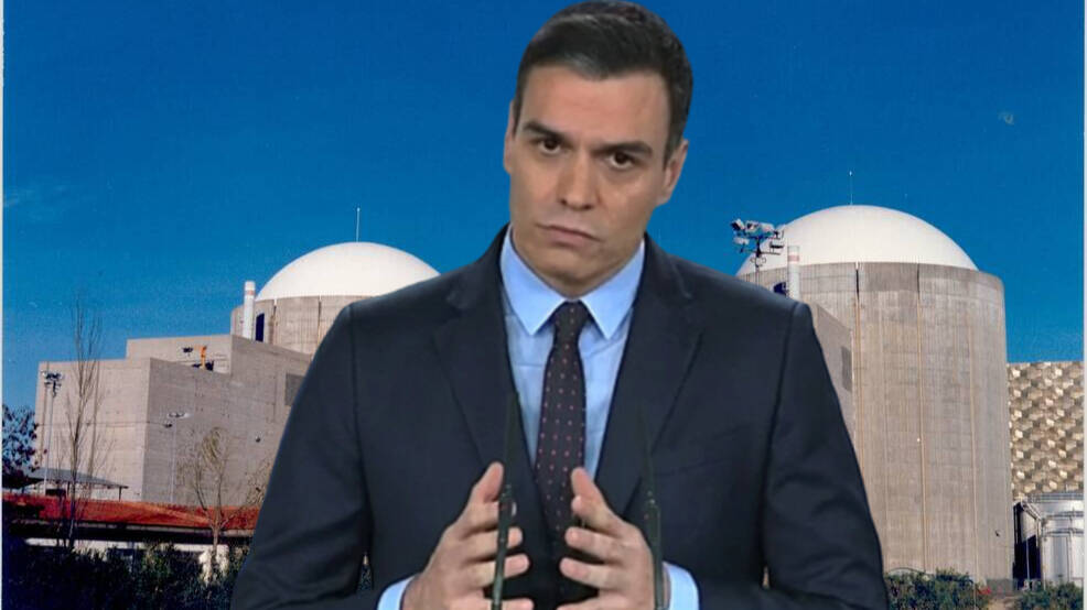 Pedro Sánchez y la central nuclear de Almaraz