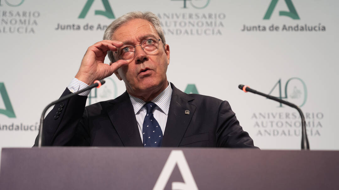 El consejero de Transformación Económica de la Junta de Andalucía, Rogelio Velasco.