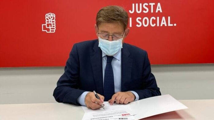 Puig firma su próxima renovación como secretario general del PSPV-PSOE