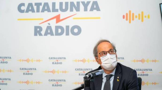 Quim Torra, este miércoles en Catalunya Radio.