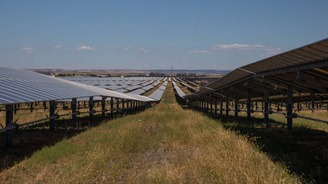 Planta solar fotovoltaica de Amazon en Alcalá de Guadaira, Sevilla.