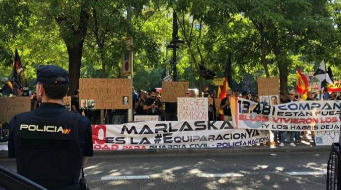 Policías y guardias civiles han vuelto a exigir su equiparación salarial con mossos y ertzainas.