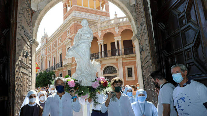 Virgen de Éfeso en su paso por Valencia