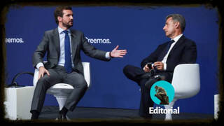 Sarkozy habla y defiende a España como no lo hacen Sánchez y su Gobierno