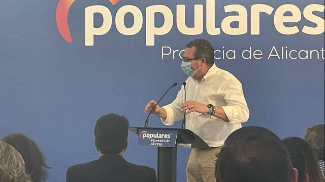 Toni Pérez, presidente del PP de la provincia de Alicante