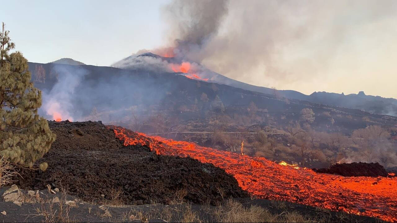 El volcán de La Palma. Foto: Involcán