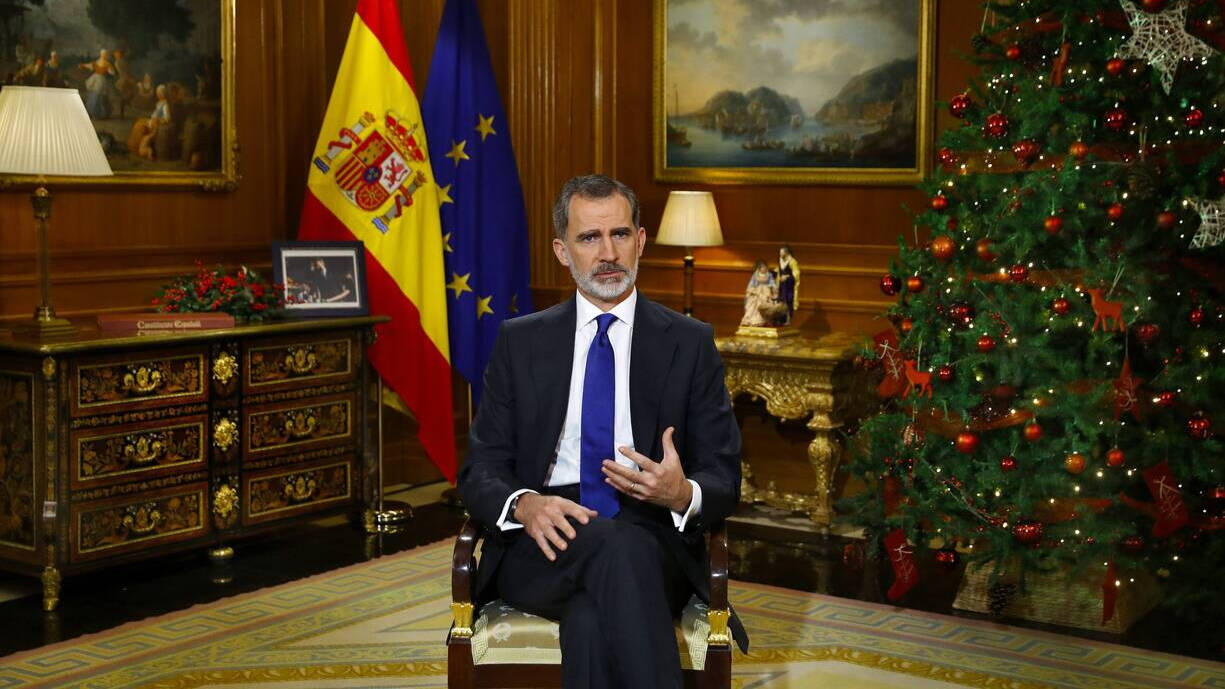 El Rey Felipe, en un discurso en Nochebuena