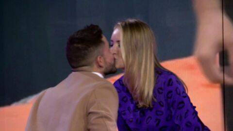 El beso entre Miguel Frigenti y Alba Carrillo.