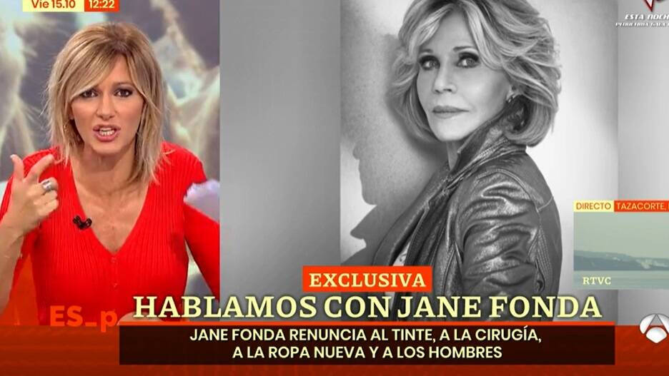 Susanna Griso y Jane Fonda