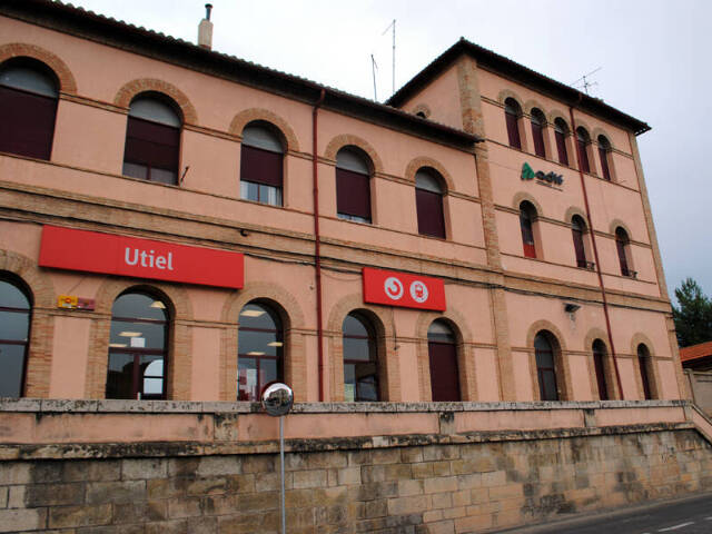 Estación de tren de Utiel.