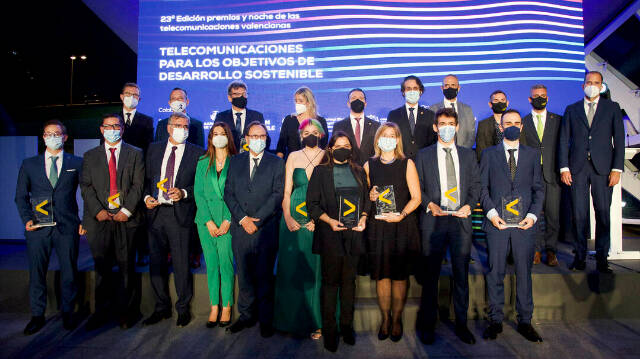 Galardonados en la 23ª edición de los premios de las Telecomunicaciones Valencianas