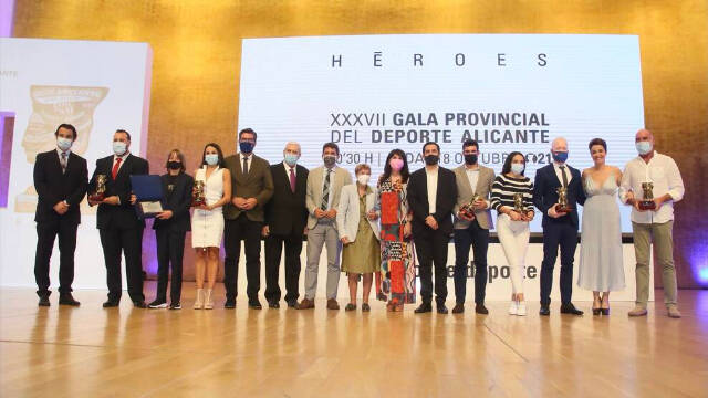 La Gala del Deporte provincial de Alicante se ha celebrado en el auditorio ADDA