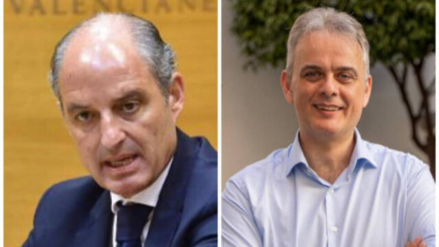 El ex presidente Camps y el vicepresidente segundo de la Generalitat, Héctor Illueca