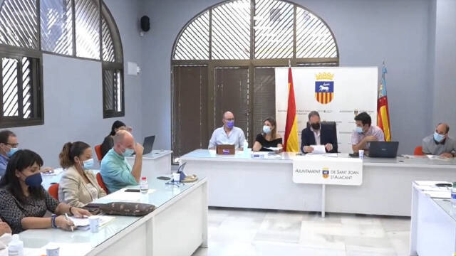 Pleno del Ayuntamiento de Sant Joan d'Alacant