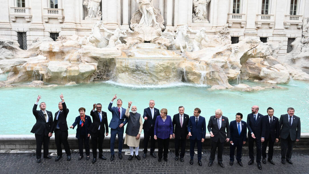 Los líderes del G20, en Roma