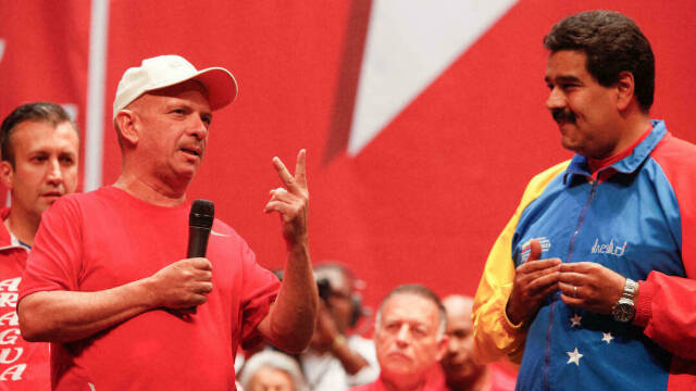 El Pollo Carvajal y Nicolás Maduro