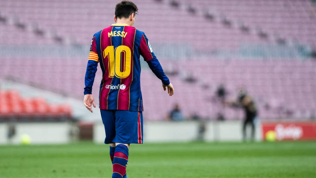 Messi, durante su etapa en el Barcelona