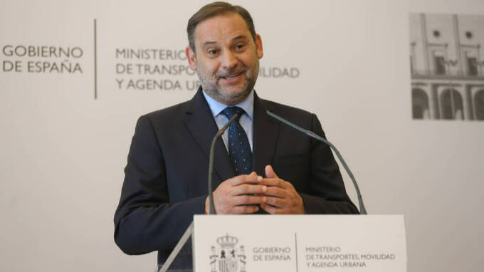 El exministro de Transportes, Movilidad y Agenda Urbana, José Luis Ábalos