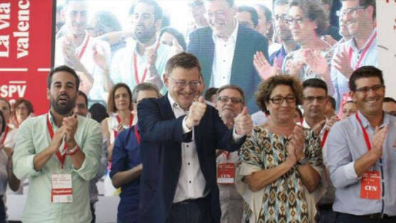 Ximo Puig en el anterior congreso del PSPV celebrado en Elche