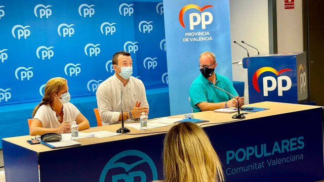 Comité Ejecutivo del PP de la provincia de Valencia presidido por Vicente Mompó