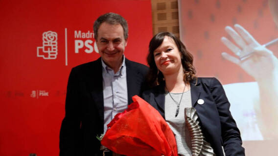 José Luis Rodríguez Zapatero y Leire Pajín, estrellas del jueves del Congreso del PSPV