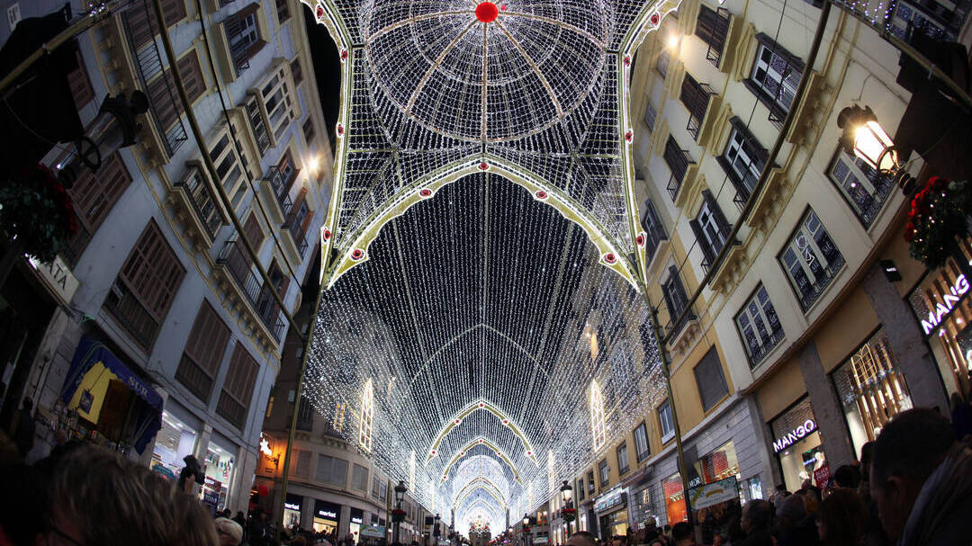 Alumbrado navideño de la ciudad de Málaga