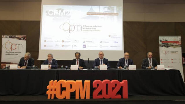Mesa inautgural de este 5º Congreso del Mediterráneo