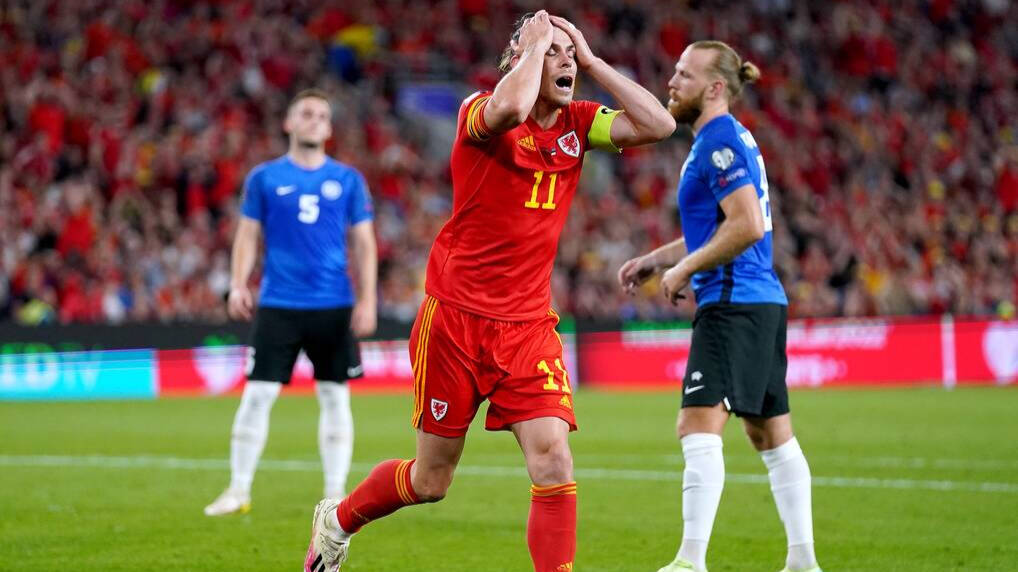 Bale, en un partido internacional con su selección. 