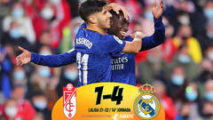 Granada 1 – 4 Real Madrid: El Madrid se gusta en Granada