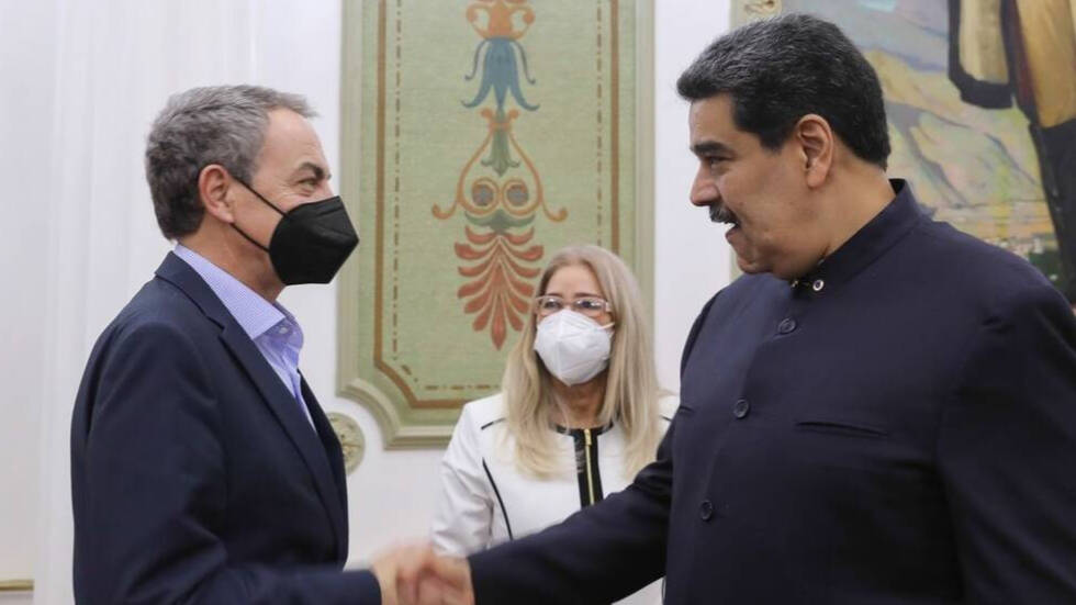 José Luis Rodríguez Zaparero y Nicolás Maduro