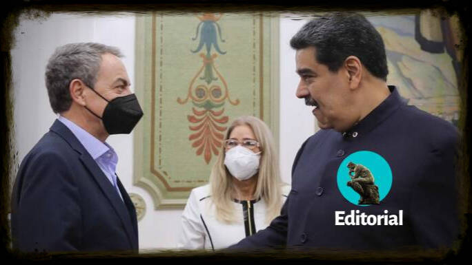 Zapatero y Maduro, en Caracas
