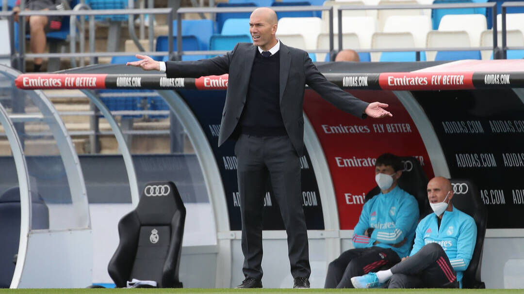 Zinedine Zidane, en su último encuentro al frente del Real Madrid el pasado mes de mayo. 