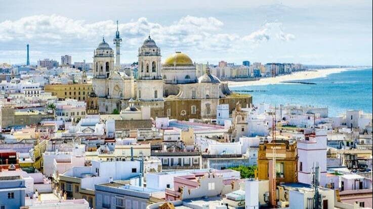 Vista de la ciudad de Cádiz.