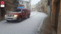 Las imágenes que deja la primera nevada del otoño en Castellón