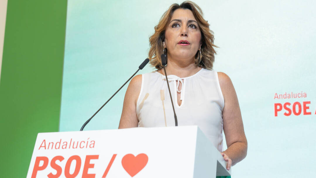 La senadora y expresidenta de la Junta de Andalucía, Susana Díaz.