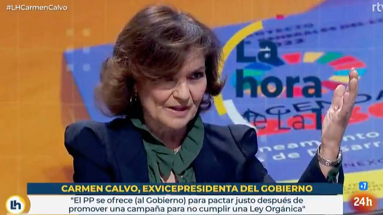Carmen Calvo (TVE)