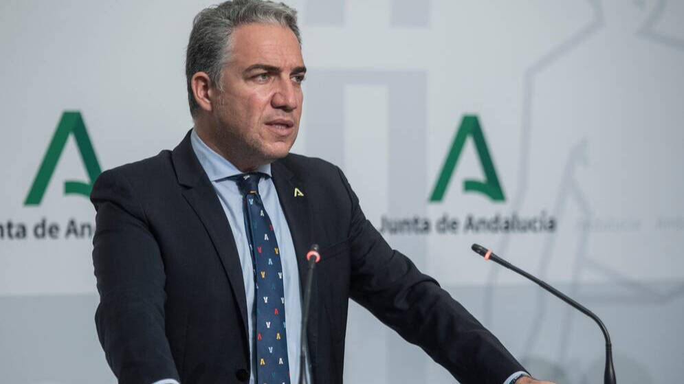 El consejero de Presidencia de la Junta de Andalucía, Elías Bendodo (PP).