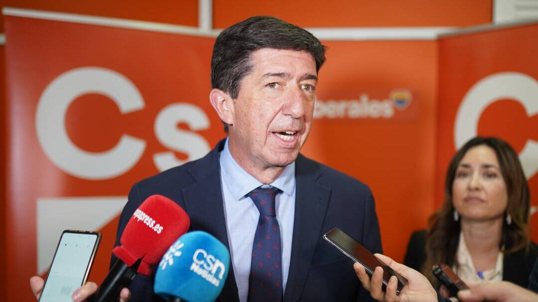 El vicepresidente de la Junta de Andalucía y coordinador regional de Cs-A, Juan Marín.