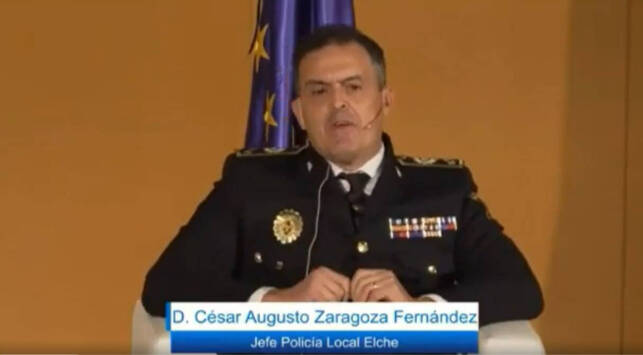 César Augusto Zaragoza Fernández, jefe de Policía Local de Elche
