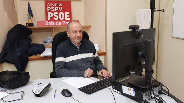 Miguel Millana, secretario general del PSPV-PSOE en Alicante