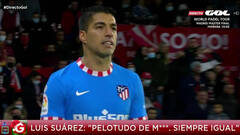 El tremendo enfado de Luis Suárez tras ser sustituido ante el Sevilla