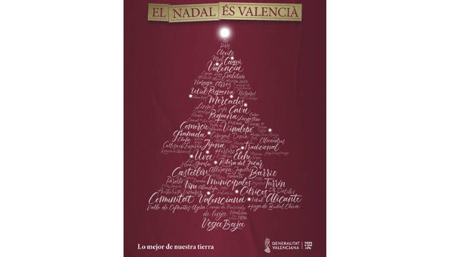 Cartel en castellano de la campaña #ElNadaEsValencià