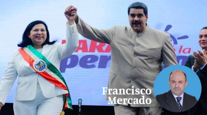 Carmen Teresa Meléndez y Nicolás Maduro.