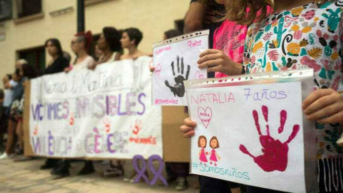 Manifestación en respaldo a la madre de Itziar Prats en Castellón