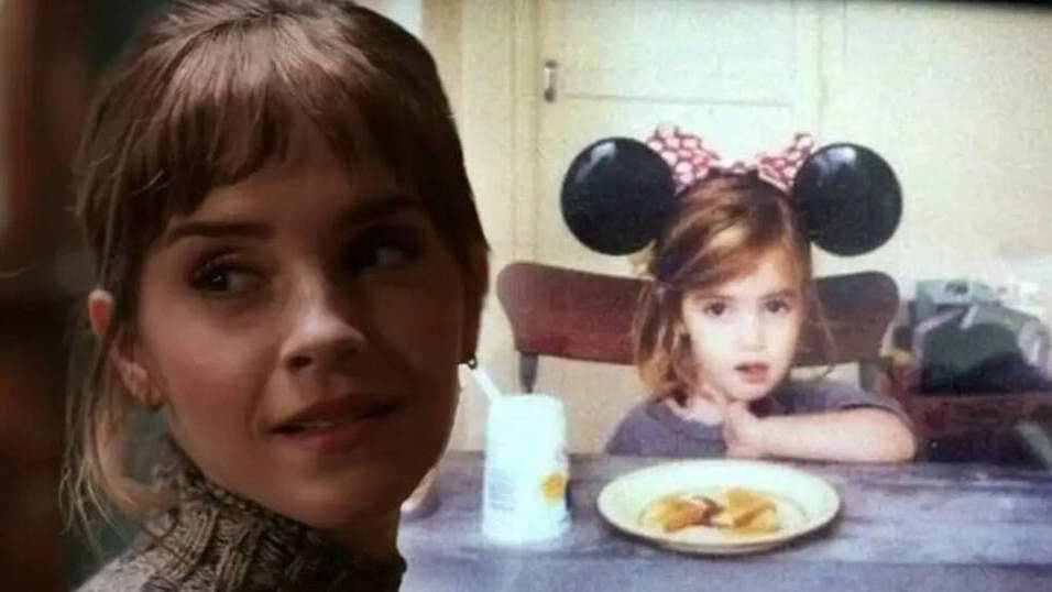 Imagen de la nueva producción en la que se confunde en una imagen de la infancia a Emma Watson con Emma Roberts.