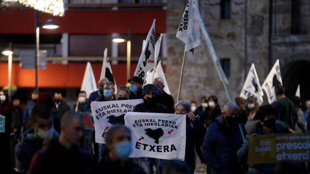 Una de las manifestaciones en apoyo a presos de ETA