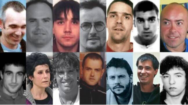 Algunos de los últimos etarras trasladados por el Gobierno de Sánchez a las cárceles vascas.